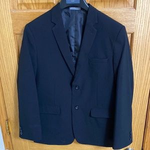 Van Heusen FLEX Boy/Youth Black Suit Sport Jacket & Suit Pants. Size 18 Husky